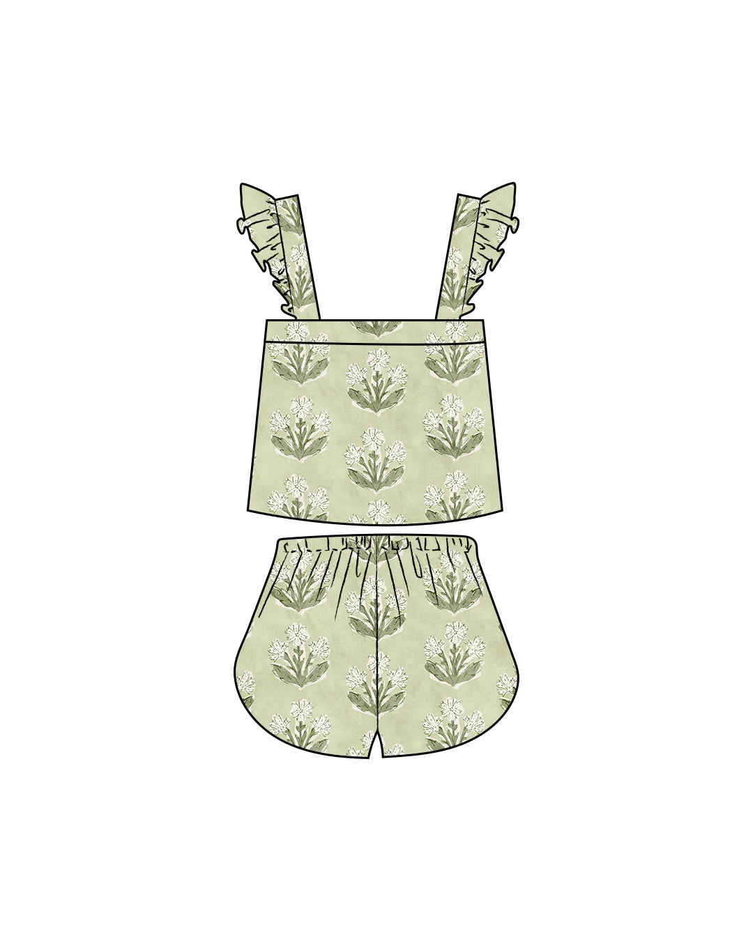 At the Seams Lily Sleepwear Set sewing pattern mock up