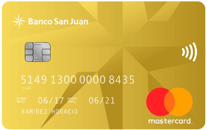 Tarjeta de crédito Mastercard Gold