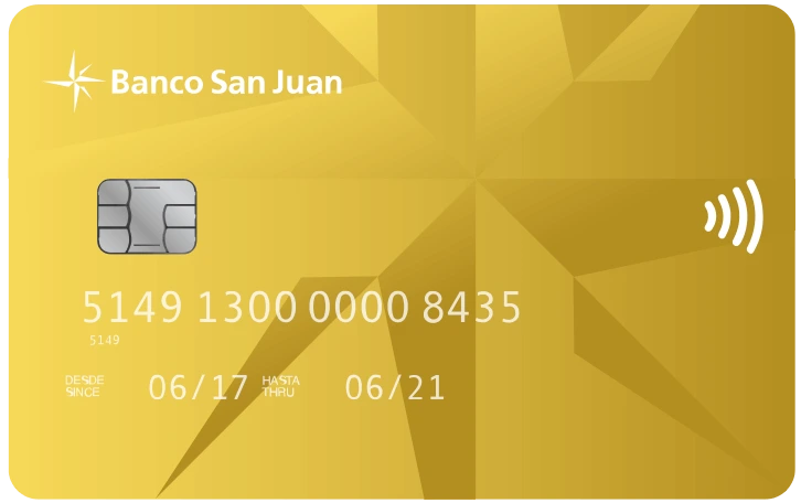 Tarjeta Gold del Banco San Juan