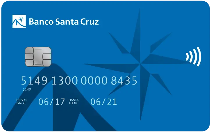 Tarjetas Banco Santa Cruz Solicit la tarjeta que m s te