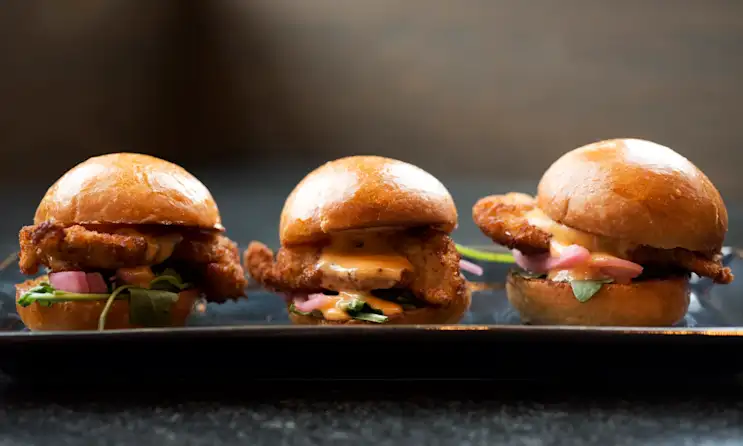 a sandwich sitting on top of a table