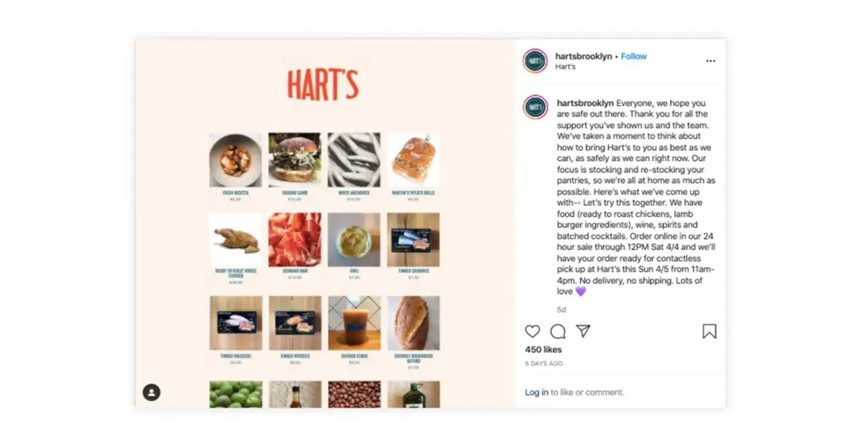 The Hart's Instagram Account