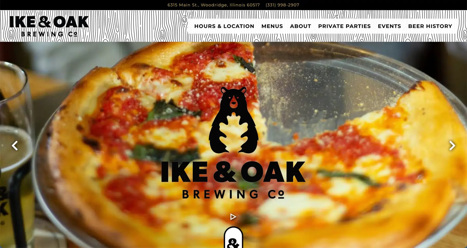A screenshot of a brewing website.