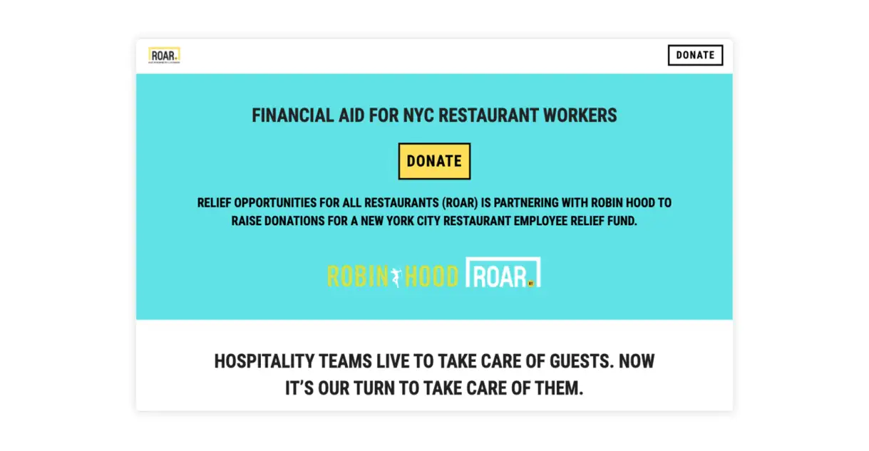 a screenshot of ROAR's website