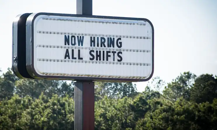 a sign on a pole