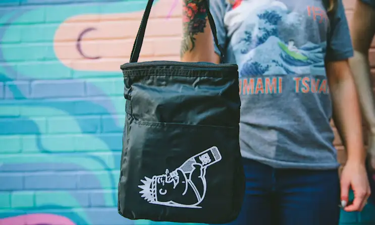 a girl in a blue shirt