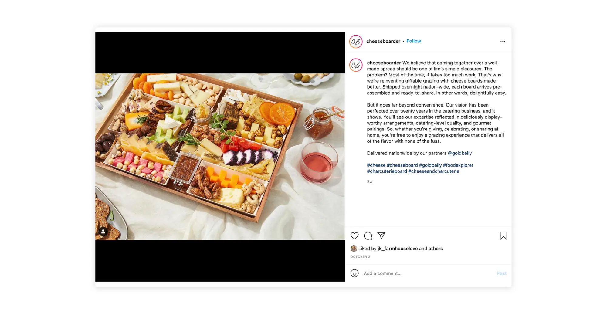 Cheeseboarder's instagram