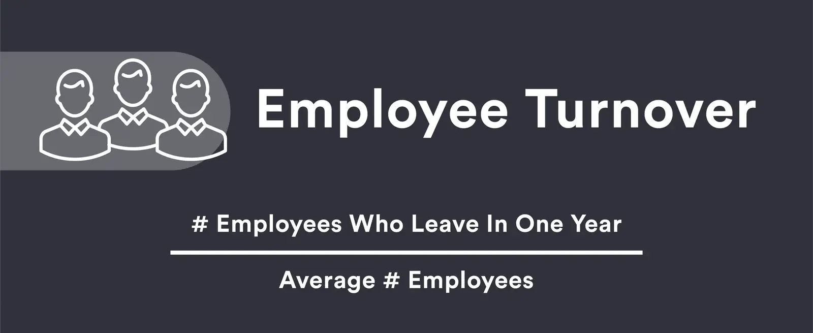 A graphic about Employee turnover rates