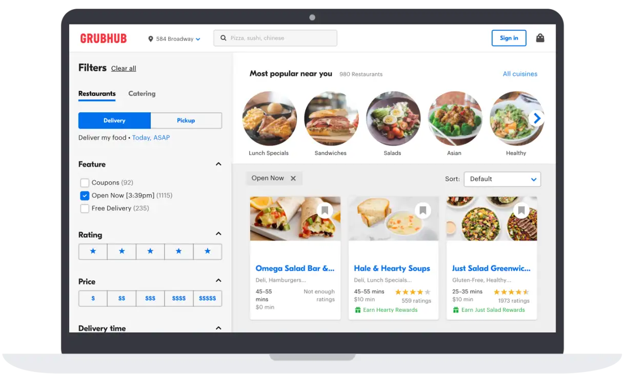 The Grubhub Marketplace