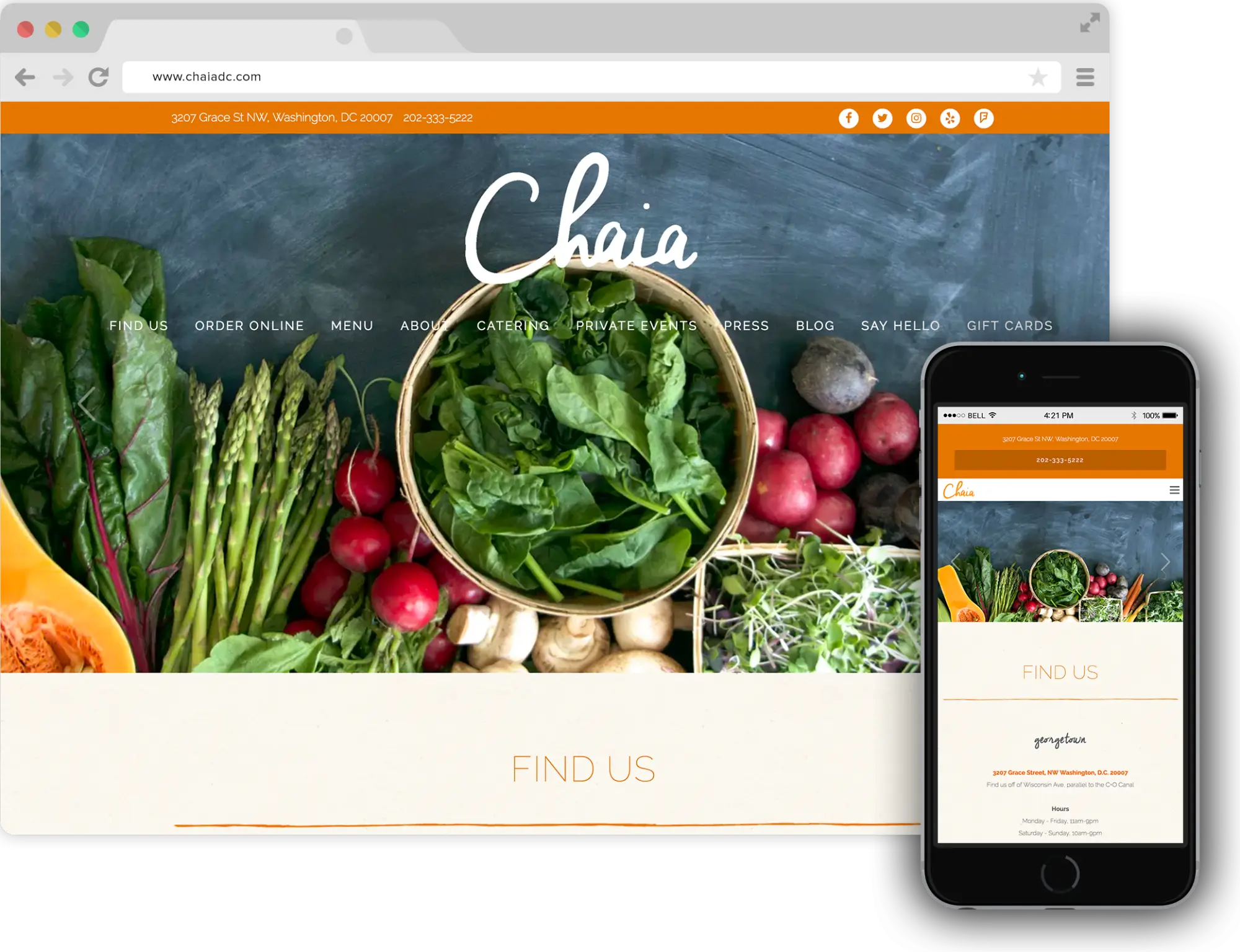 Chaia website