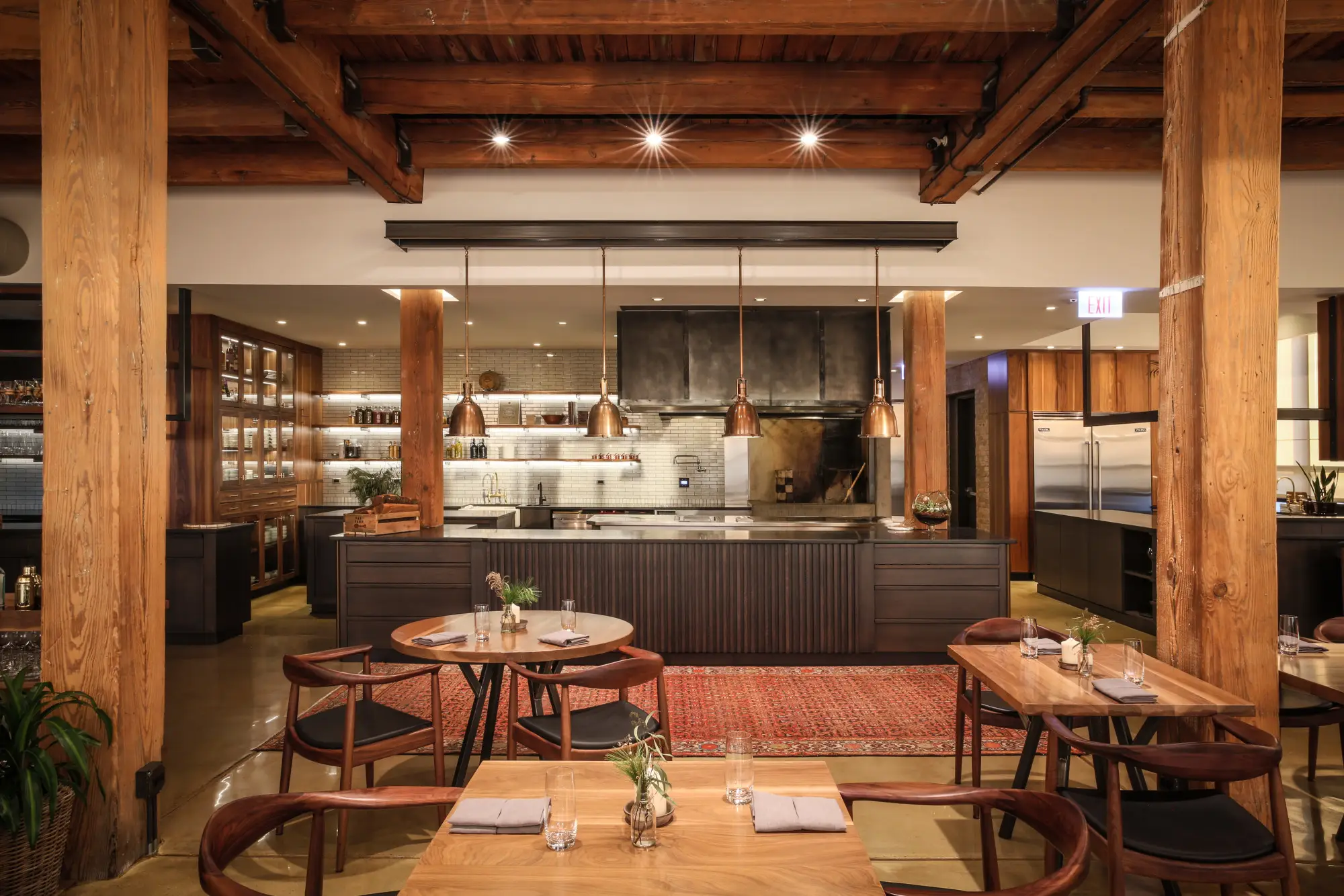 a dining room table