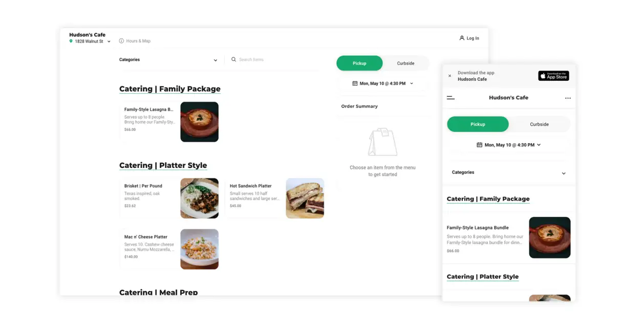ChowNow Online Ordering Example