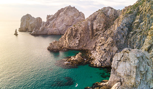 Rocky landscapes overlooking the Los Cabos coast