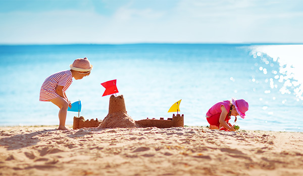 Château de sable sur la plage de Varadero
