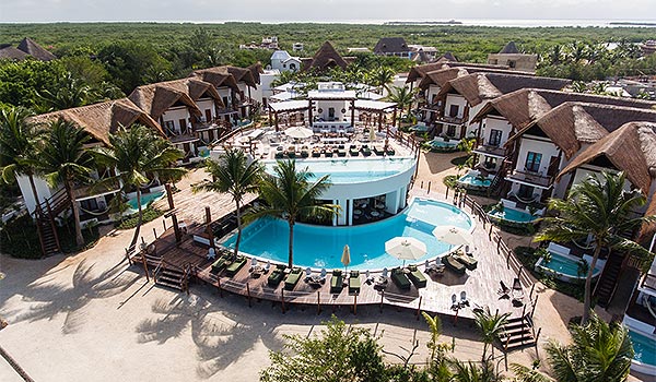 Aerial view of Villas HM Palapas del Mar