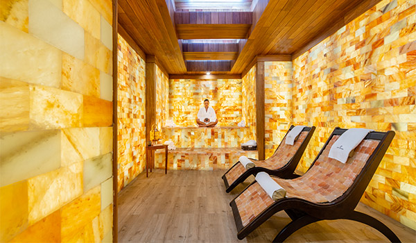Chambre de sel au spa Grande
