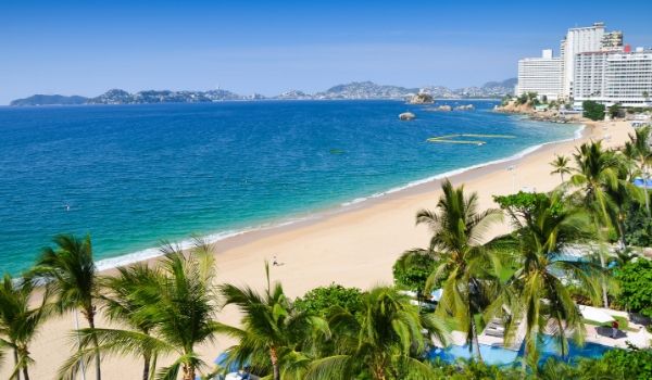 Pristine beach in Riviera Diamante