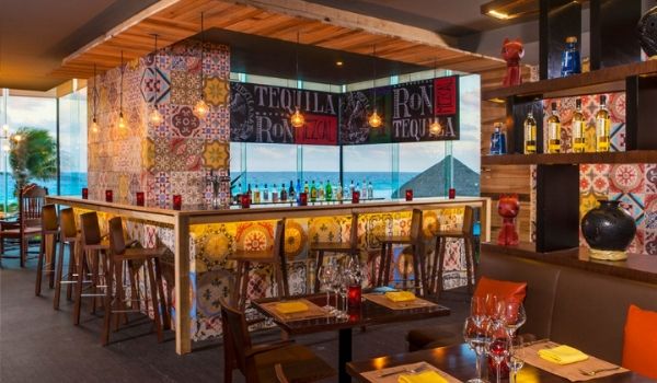 Restaurant interior inspired by Mexican culture