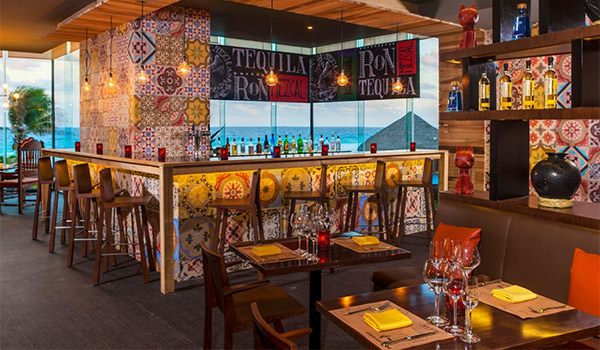 Restaurant interior inspired by Mexican culture