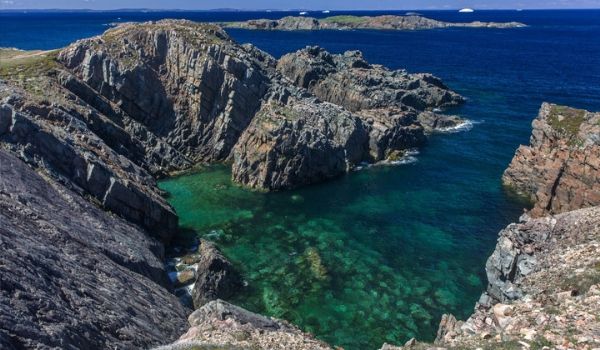 Beautiful cove along the Kittiwake Coast