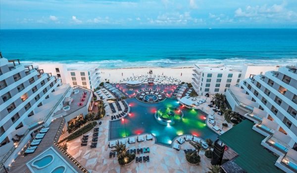 Aerial view of Melody Maker Cancun