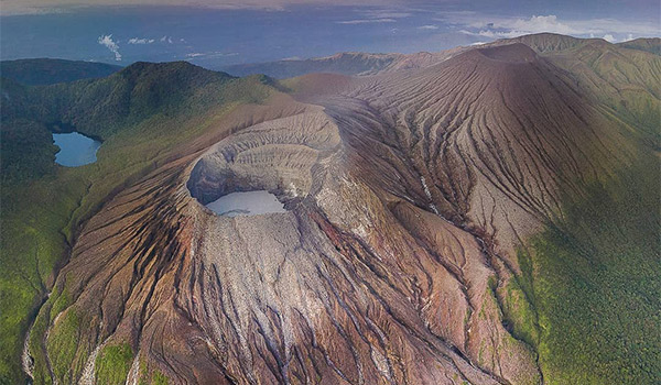 Aerial view of Rincon de la Vieja volcano