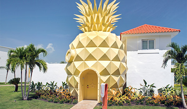 Villa Ananas inspirée de Bob l’Éponge
