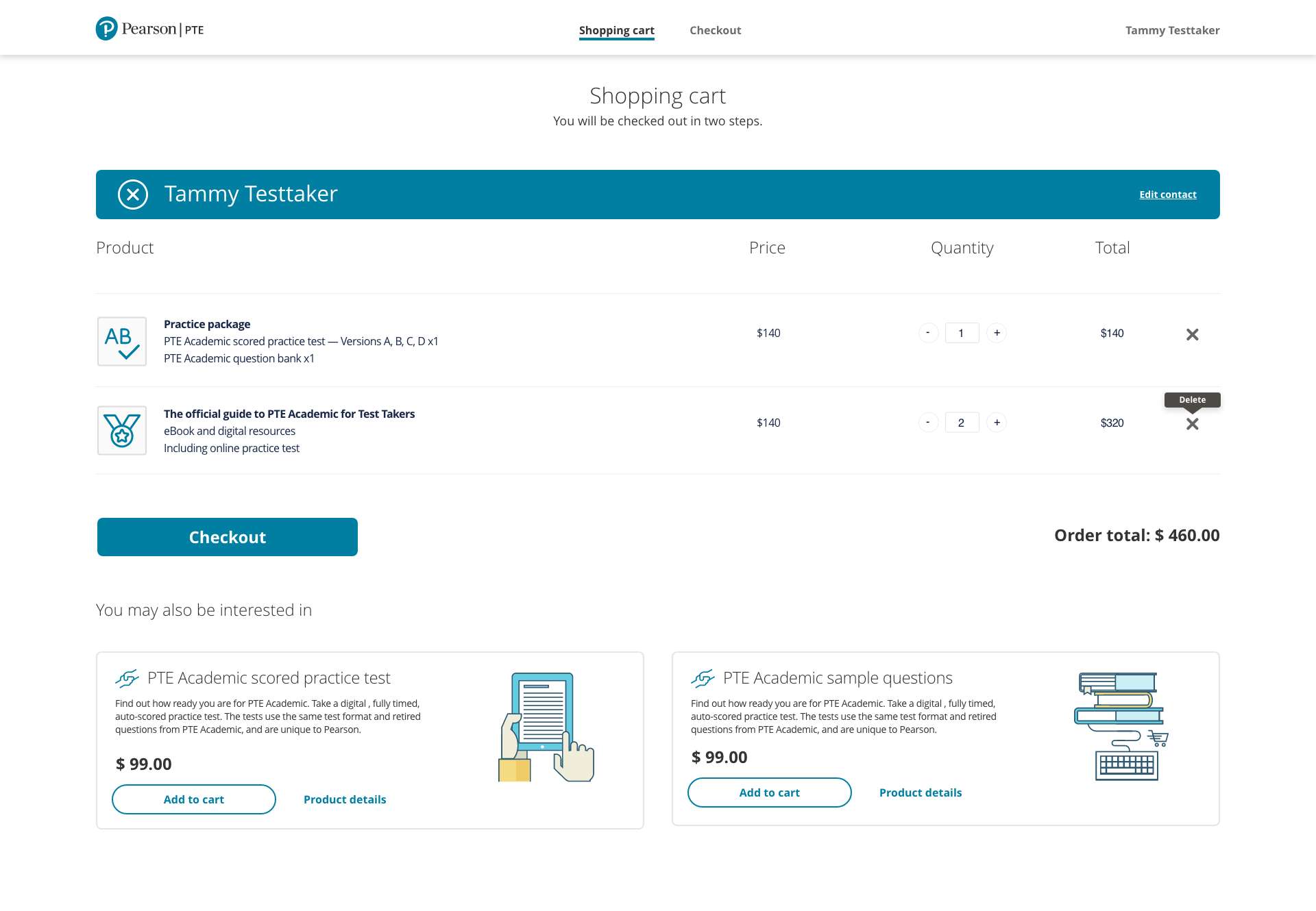 design-system-shoppingcart-checkout-pearson