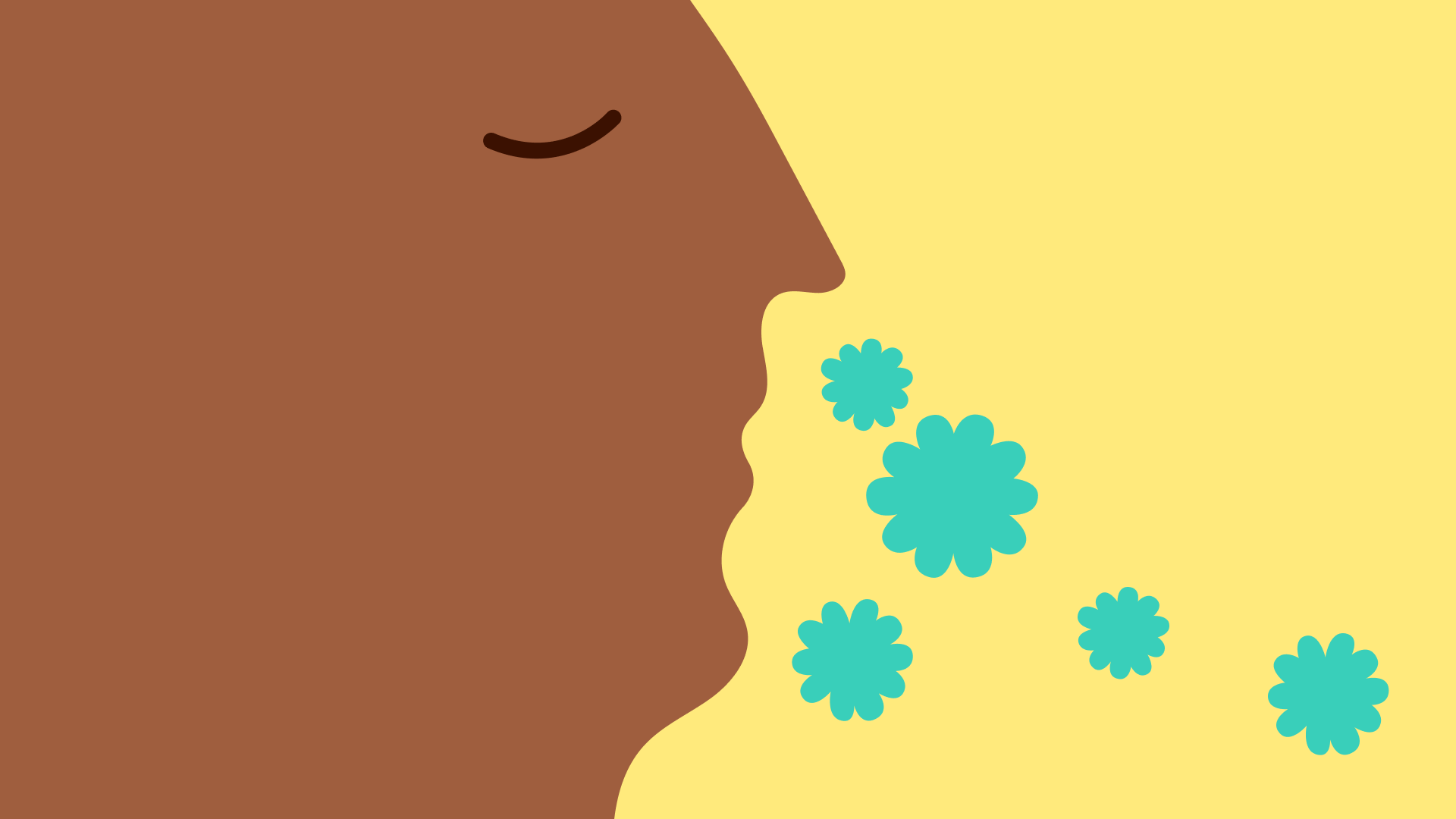 illustration-ansikte-i-profil-pollenpartiklar-kring-näsan