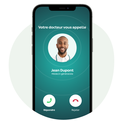 Appel médecin application Kry