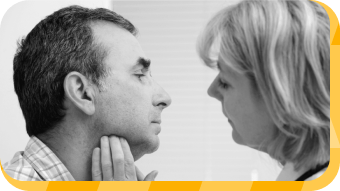 Портреты взрослых пациентов с болью в горле