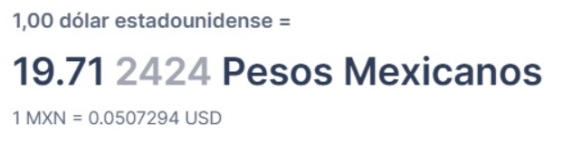 Tipo de cambio nominal