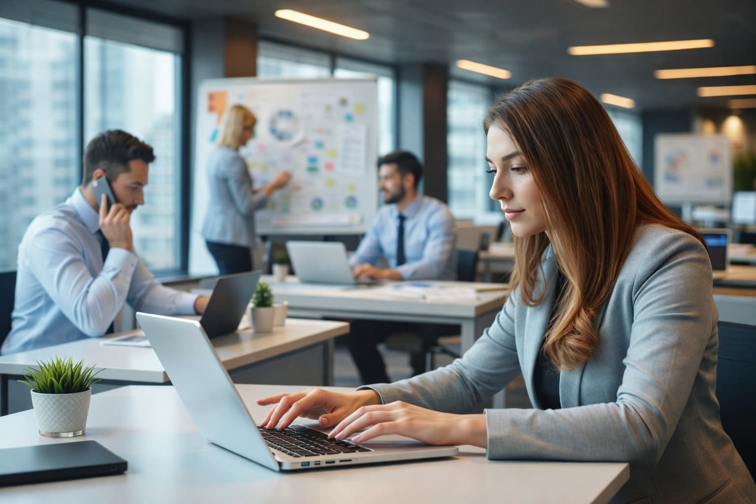 Funciones de oficina que domina