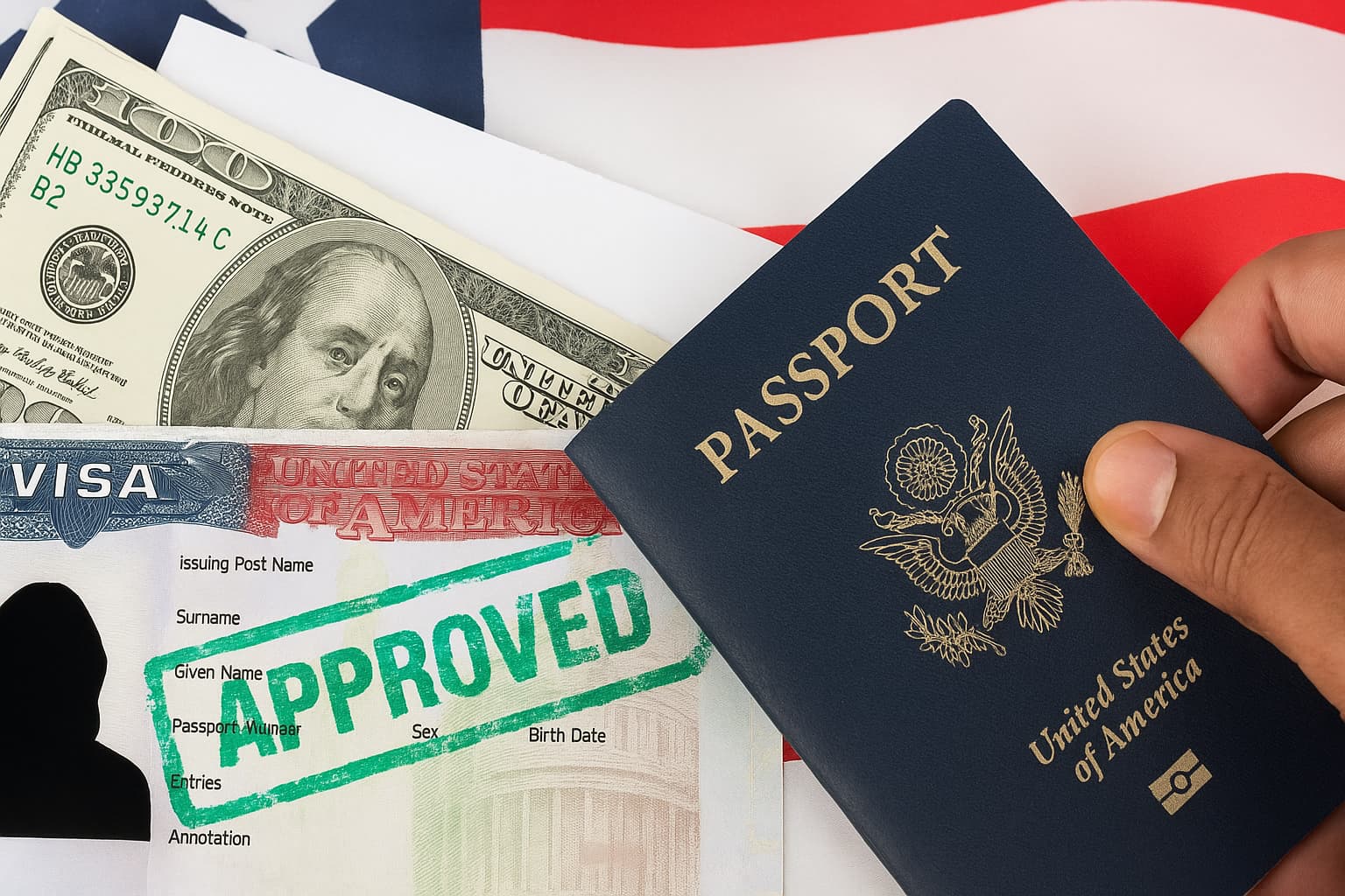 Visa americana por primera vez