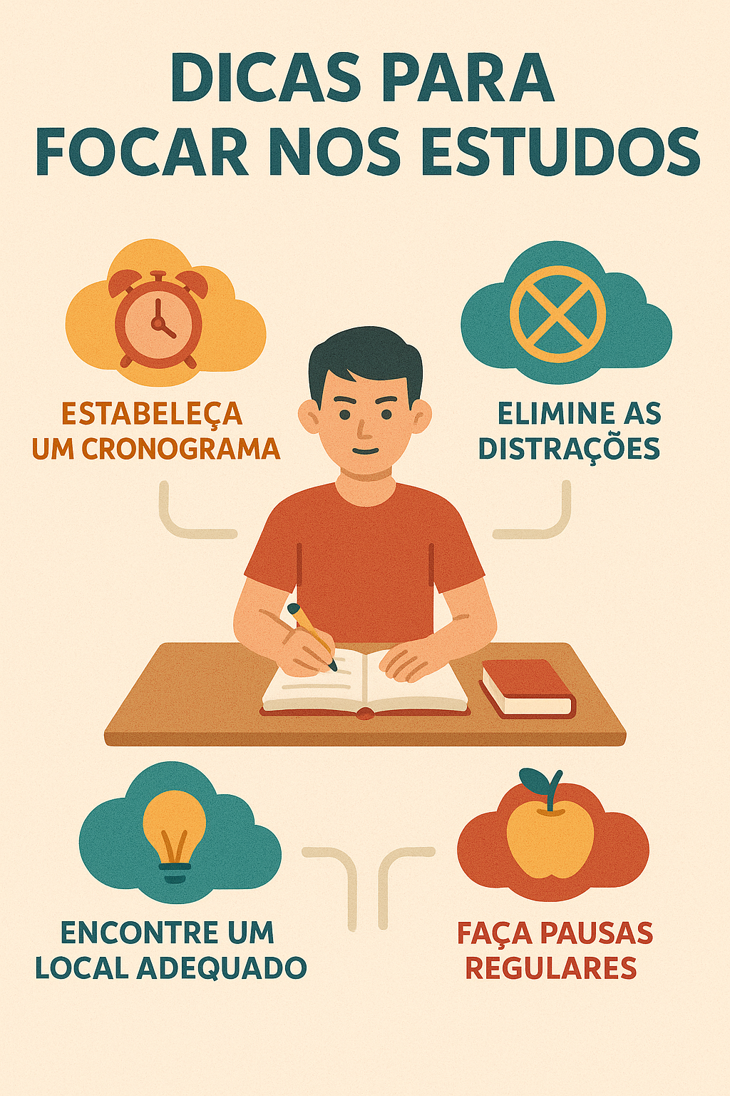 Dicas para focar nos estudos