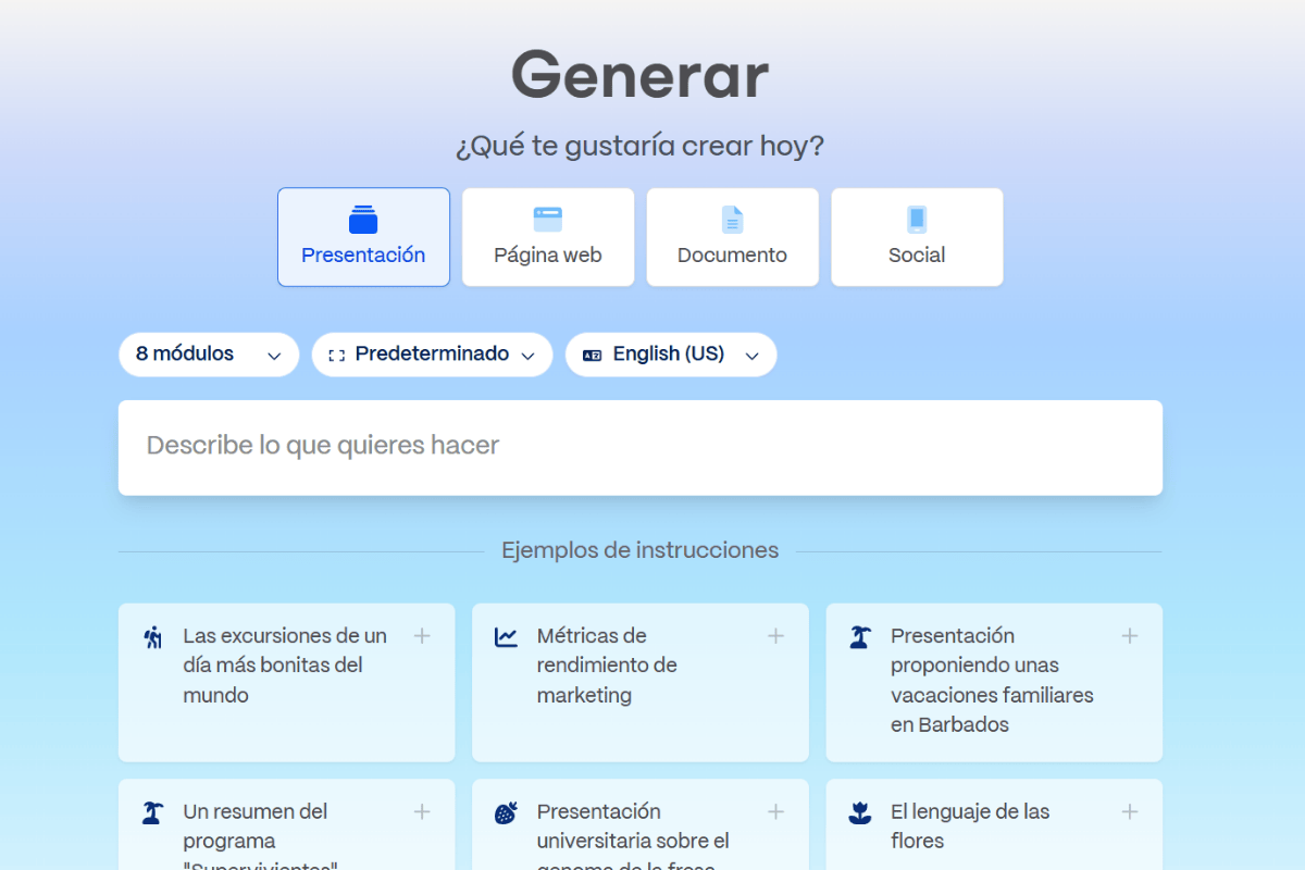 Gamma App qué es y cómo usarla para crear presentaciones y contenido con IA