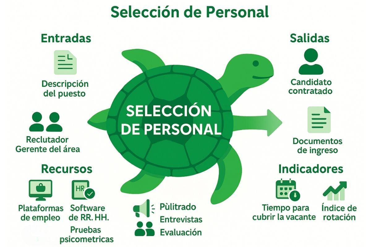 DIAGRAMA DE TORTUDA DE RECURSOS HUMANOS