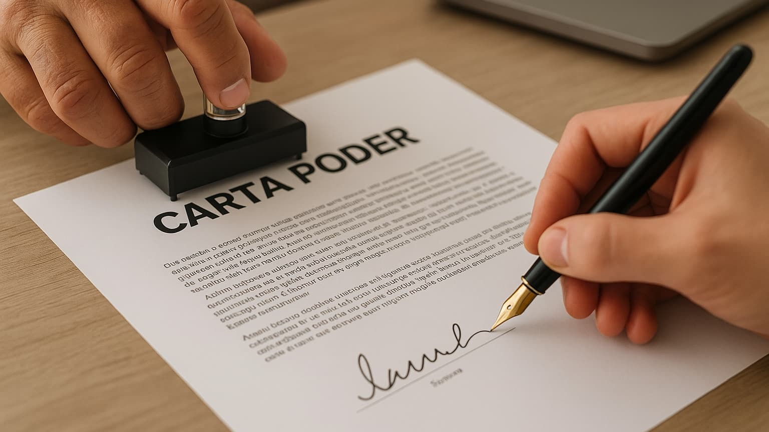 Carta poder simple