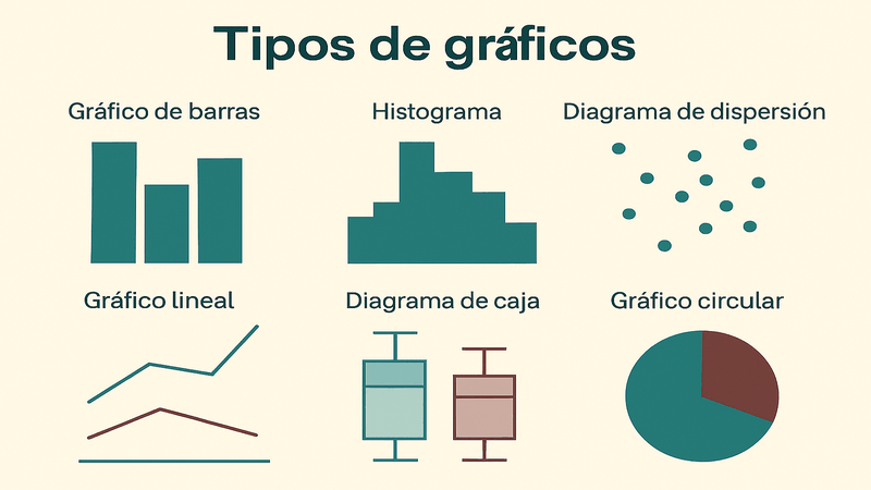 Tipos de gráficos: Qué son y cuándo usarlos [+ Ejemplos]