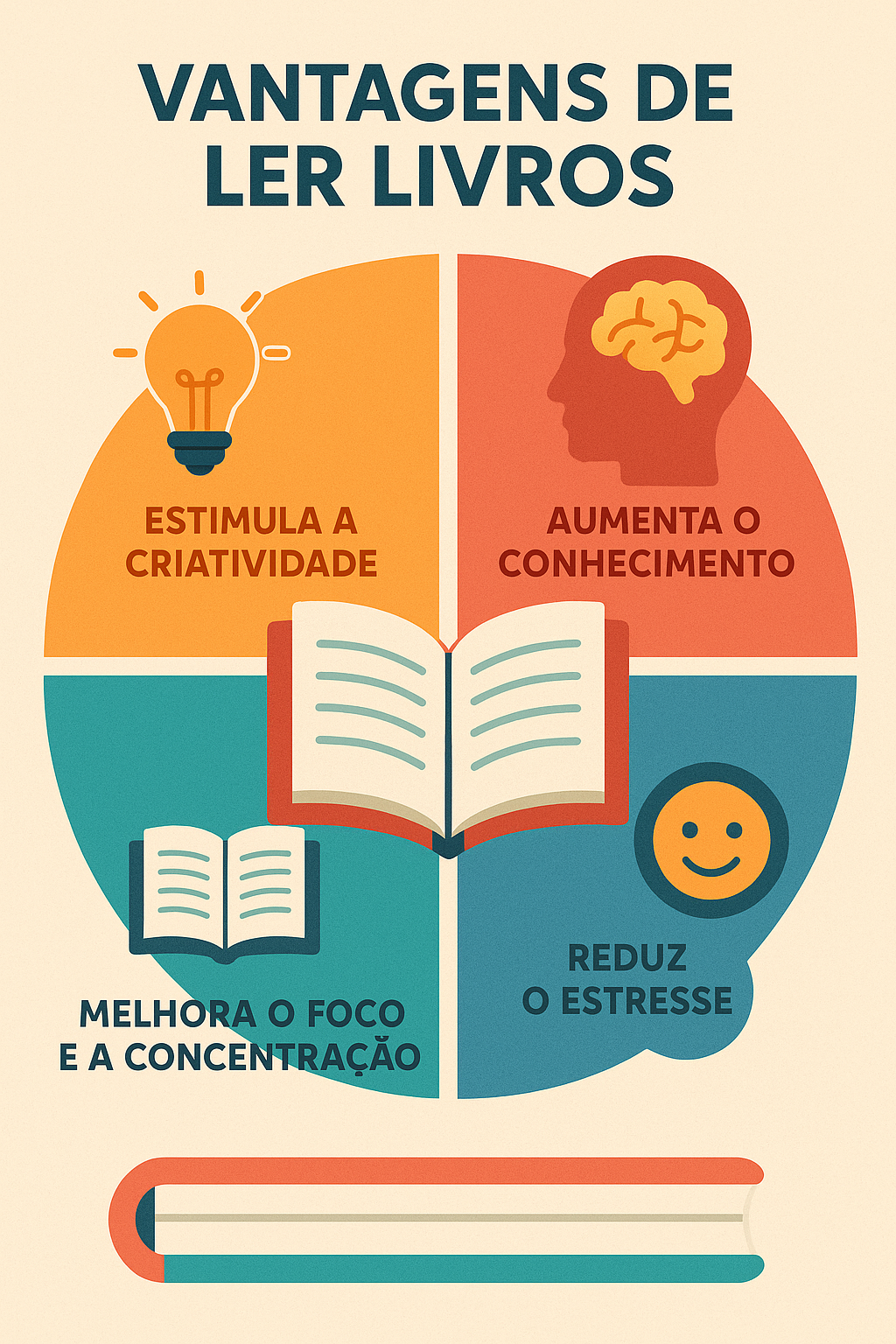 Vantagens de ler livros