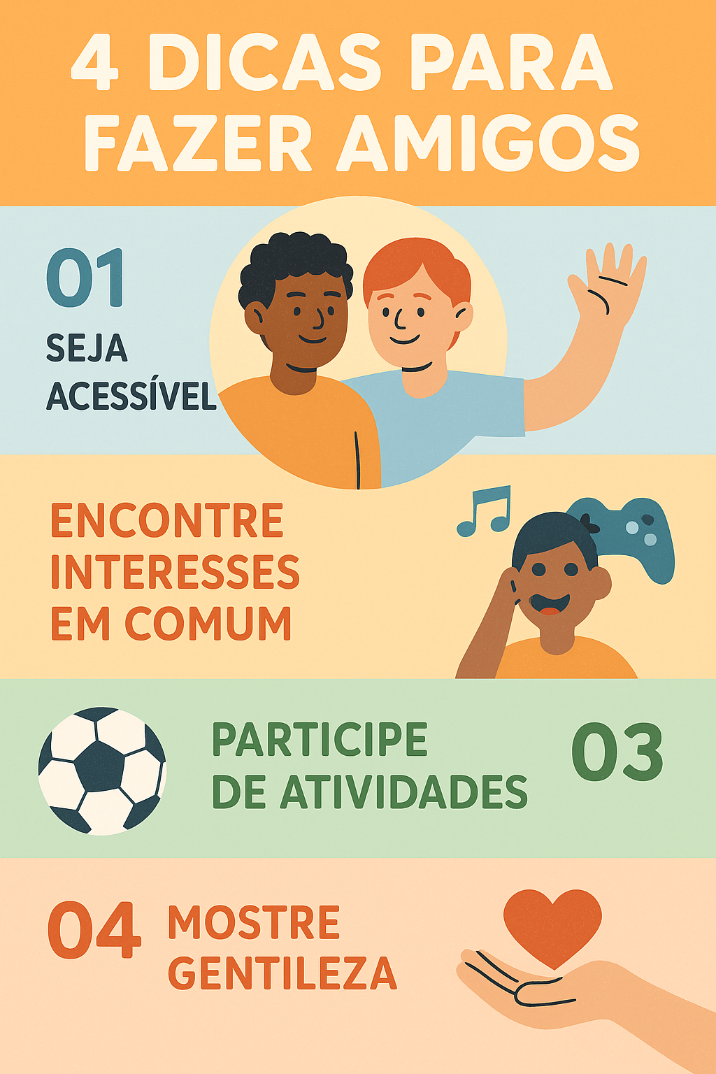 4 dicas para fazer amigos