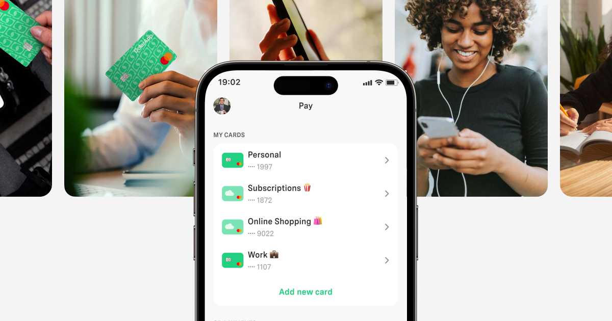 Multiple Cards: organize your expenses
