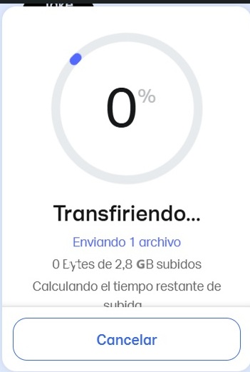 paso 7 WeTransfer Link