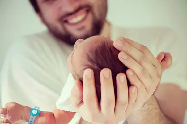 Baby photo in hospital