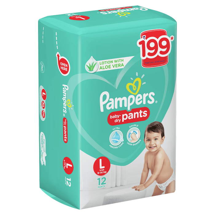 pampers taped diapers