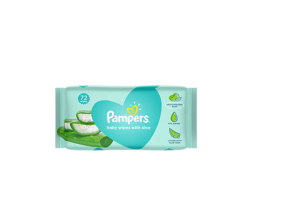 Pampers Stages Sensitive Wipes Convenience Pack, 36 toallitas