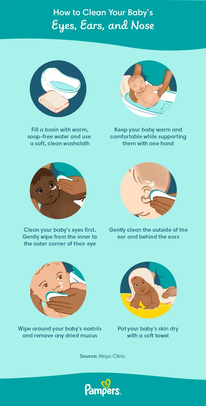 How to Clean Your Baby-s Ears, Eyes, and Nose
