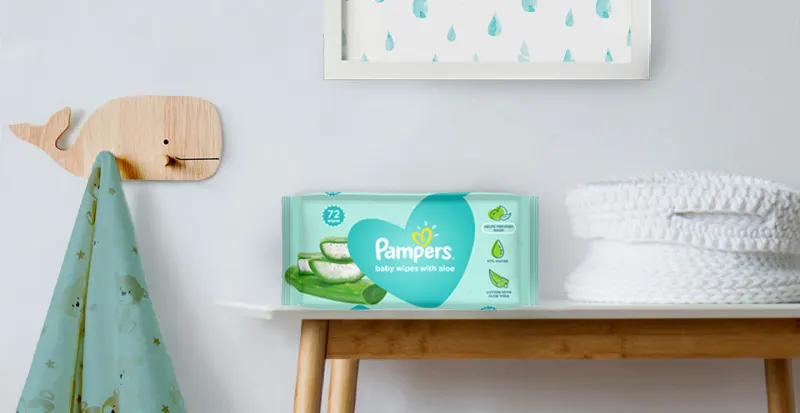 Pampers® Aloe Wipes™
