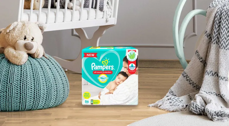 Buy Pampers® Baby-Dry™ Diaper Pants Newborns India For Pampers Online 