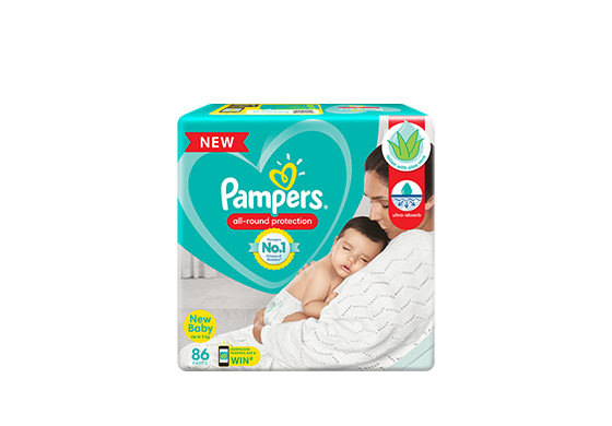 Buy Pampers Pants Diapers New Born 2 Pcs Online At Best Price of Rs 18 -  bigbasket